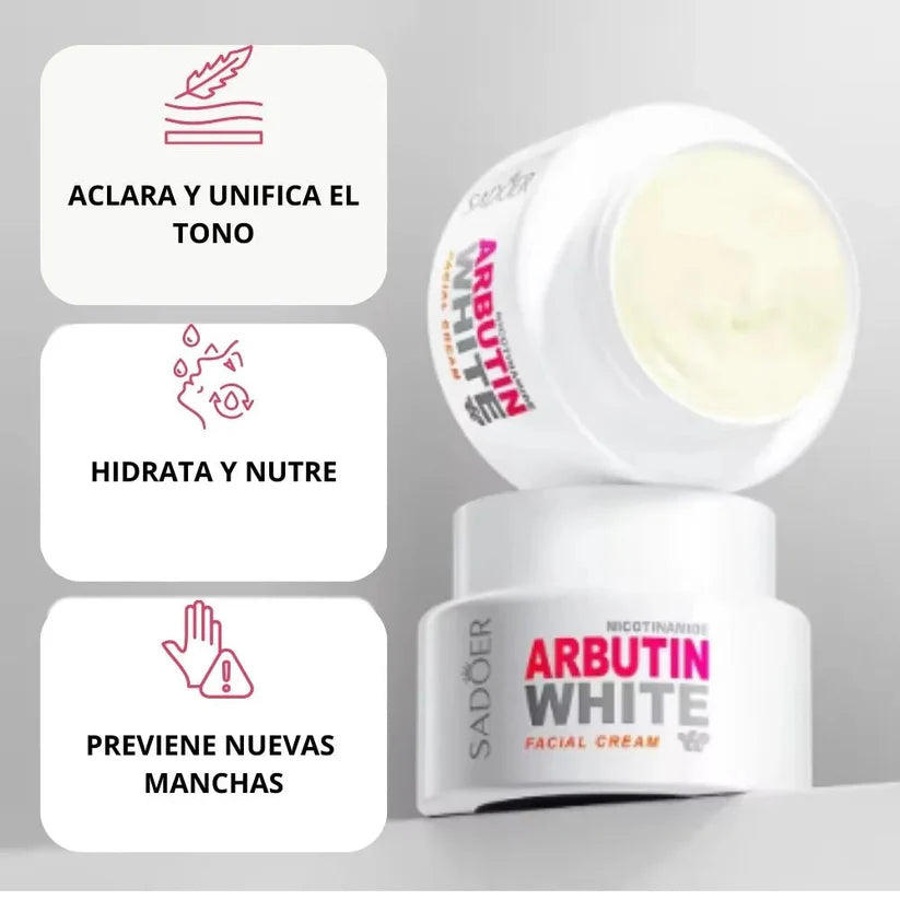 Crema Aclarante Arbutin 2x1